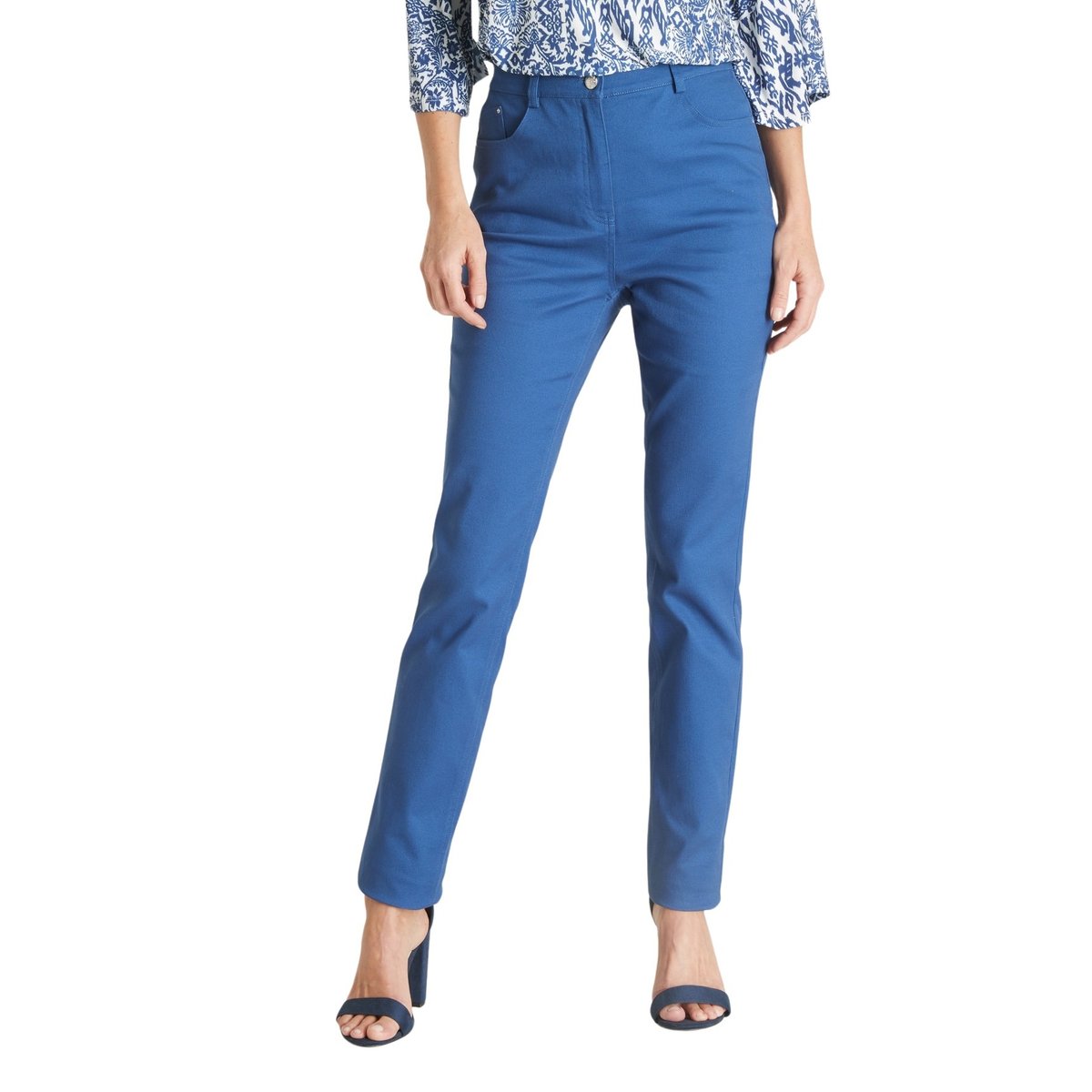 Pantalon droit 5 poches marine, DAXON