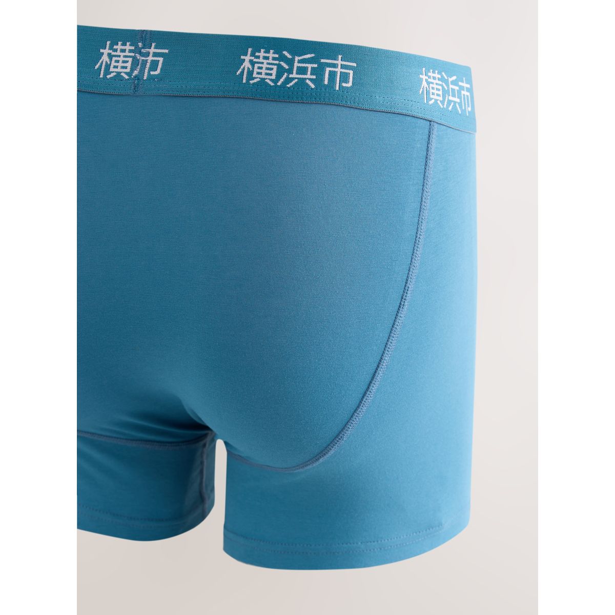 Boxer en coton majoritaire ceintures bleues avec texte japonais, NEXT
