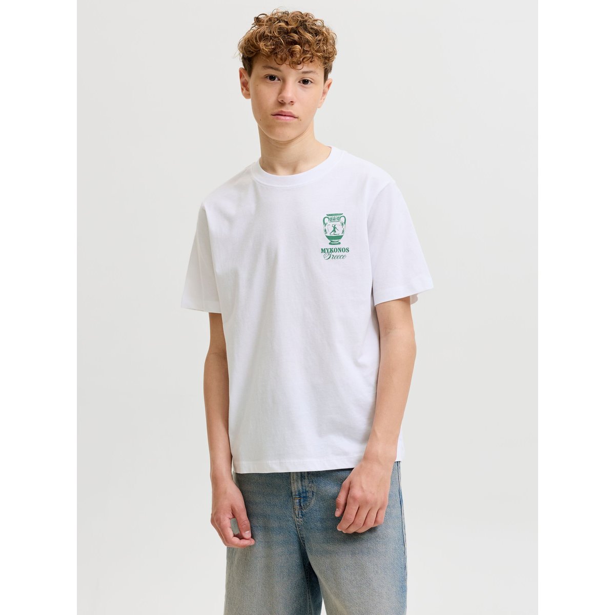 T-Shirt bright white 1, JACK & JONES JUNIOR