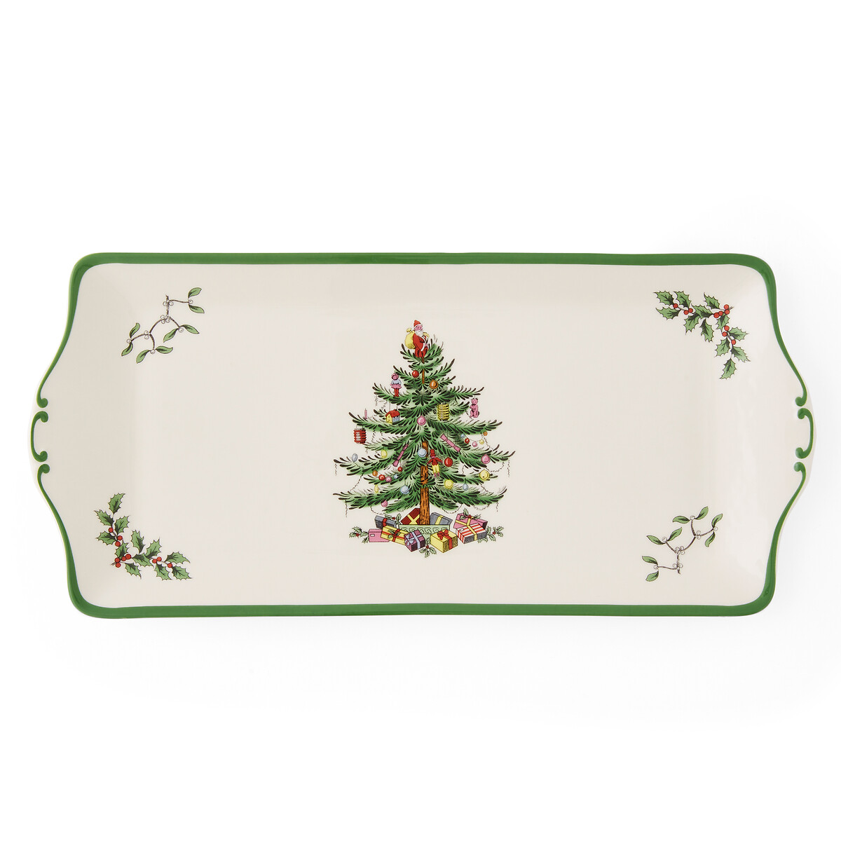 Christmas Tree Sandwich Tray white, SPODE