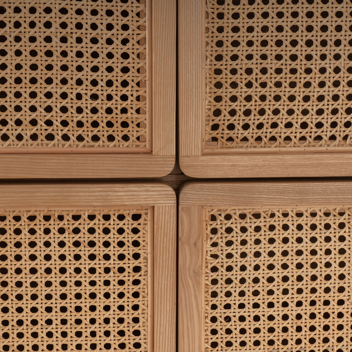 Kommode Laora mit 6 Rattanschubladen natur, LA REDOUTE INTERIEURS