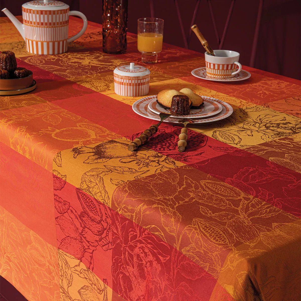 Set pur coton MILLE SENTEURS epices, GARNIER THIEBAUT
