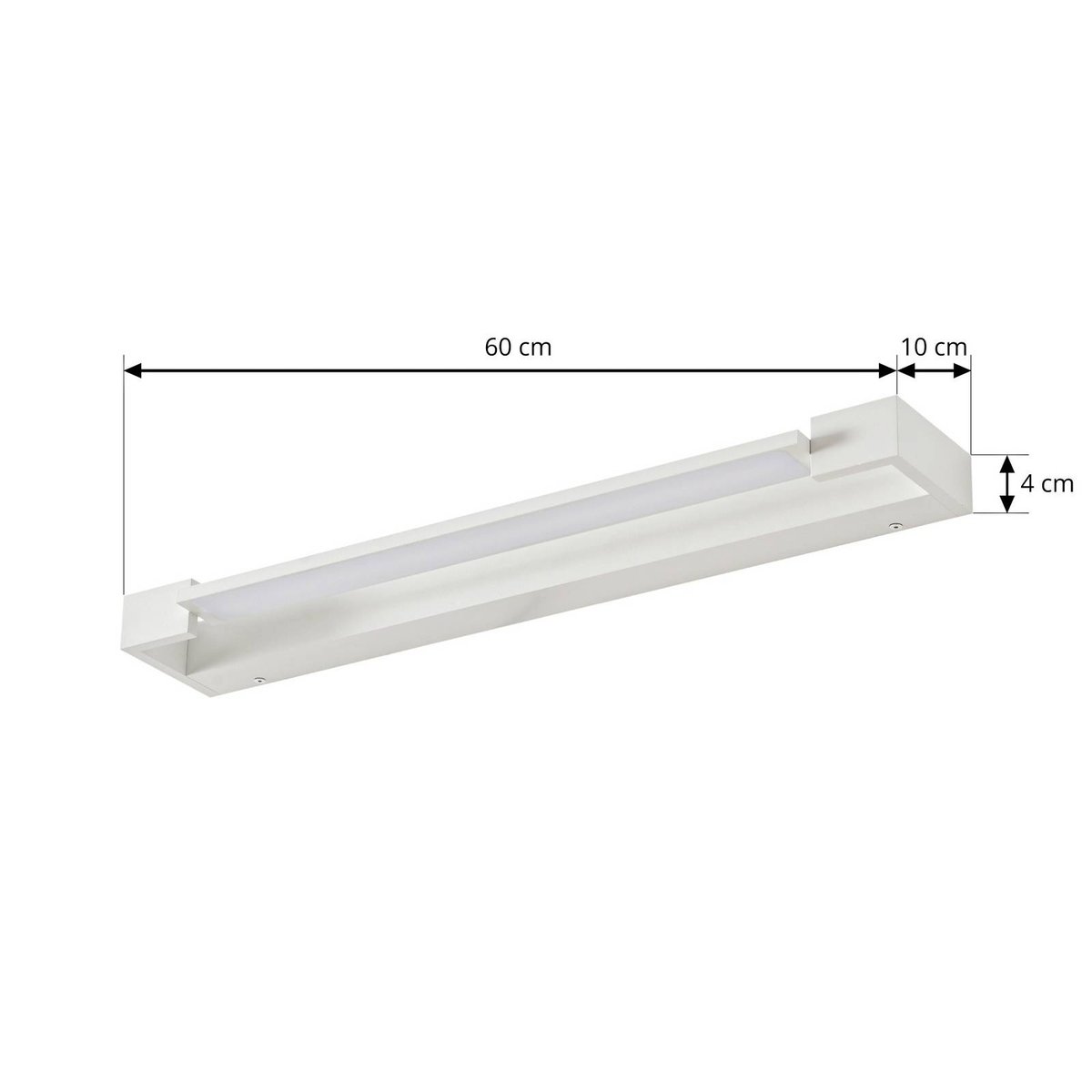 Applique en aluminium moderneLED, Jora blanc, ARCCHIO