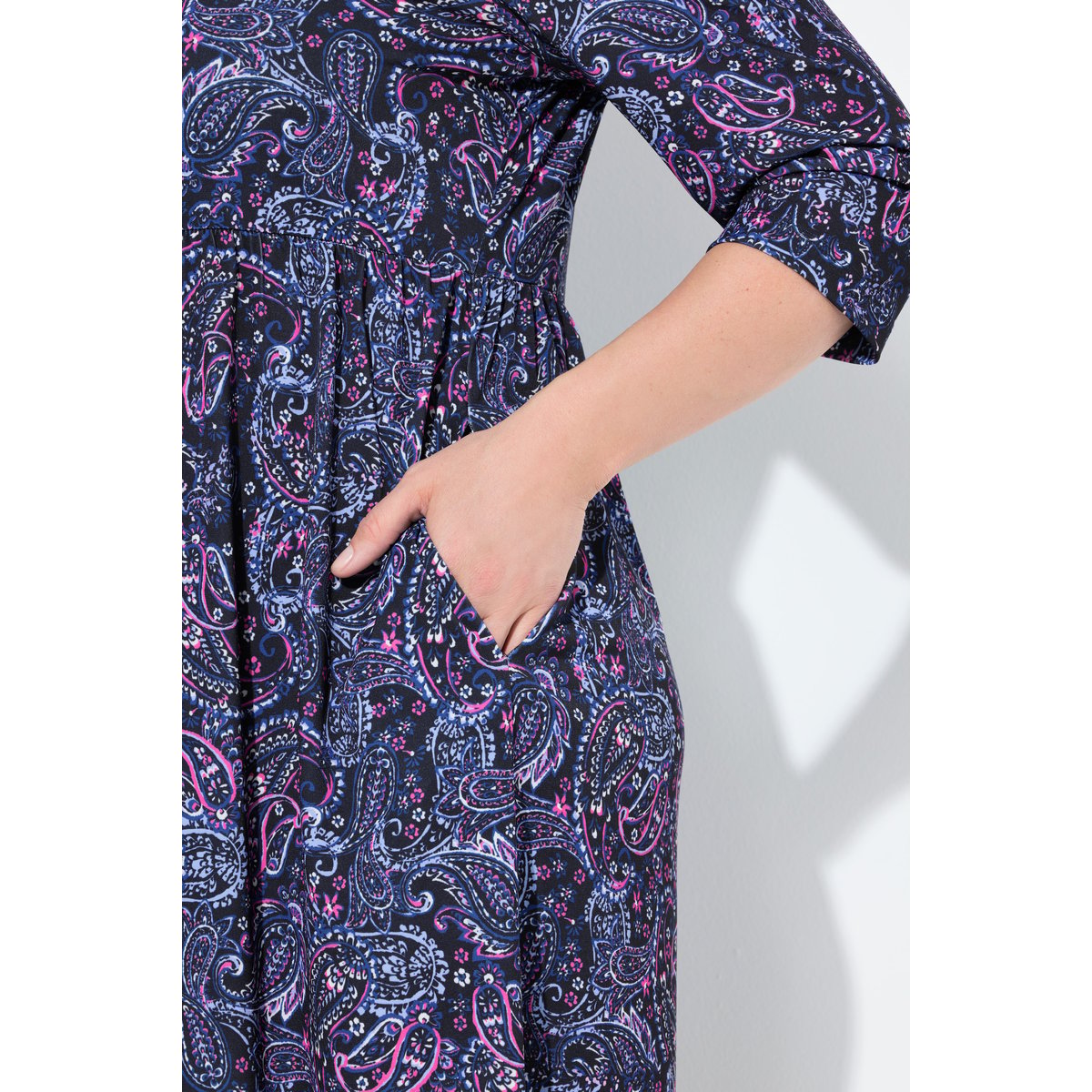 Robe en jersey noir, ULLA POPKEN