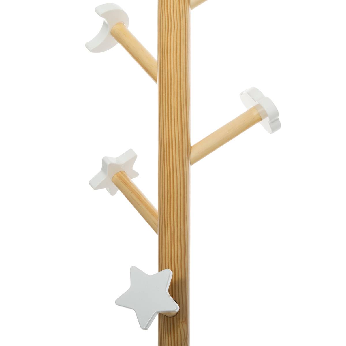Porte-manteau enfant 5 patères forme nuage GATON blanc, ATMOSPHERA FOR KIDS