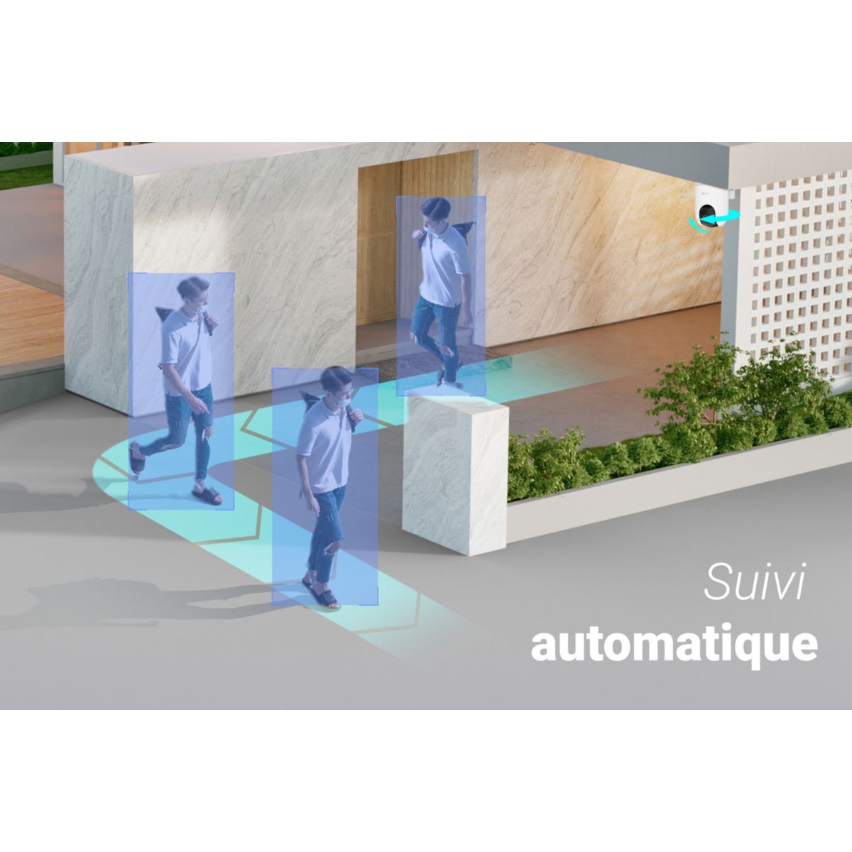 Caméra de surveillance HB8 Lite +5w solar panel couleur unique, EZVIZ