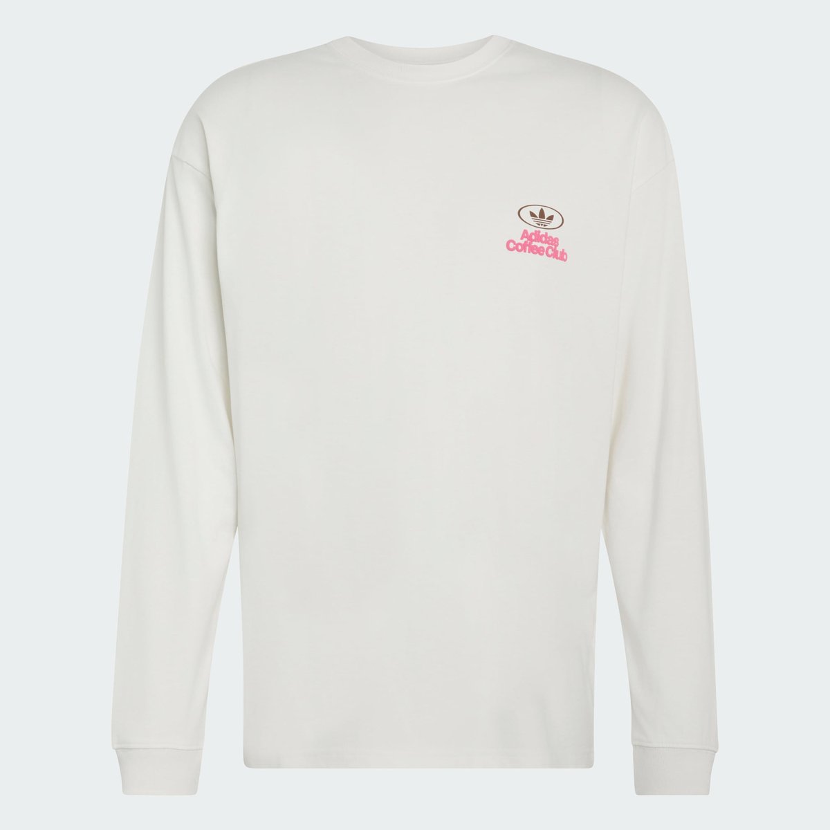 T-Shirt À Manches Longues Graphique Large Cafe core white / preloved brown, adidas Originals