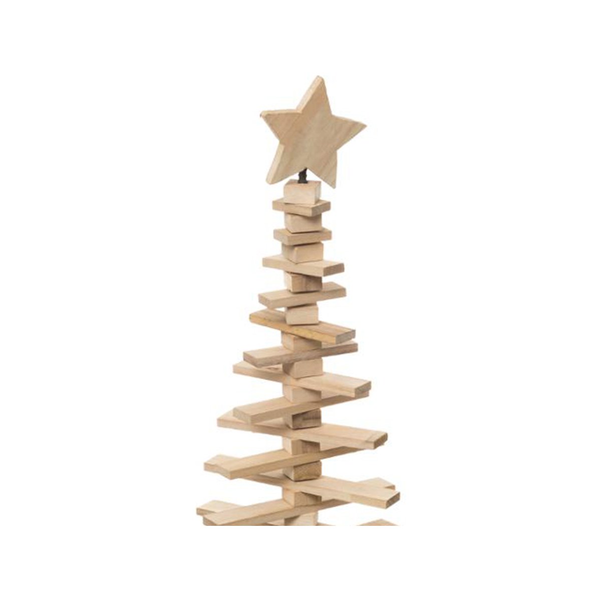 Sapin articulé 120 cm bois LAMEL marron, FEERIC LIGHTS & CHRISTMAS