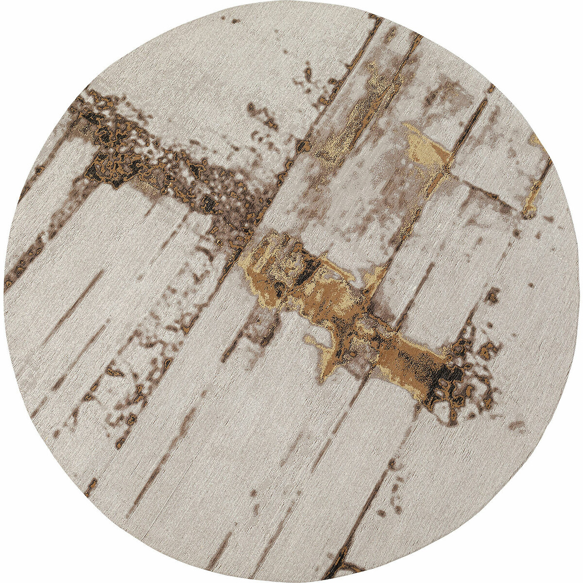 Tapis Abstract Grey Line Ø200cm gris, KARE DESIGN