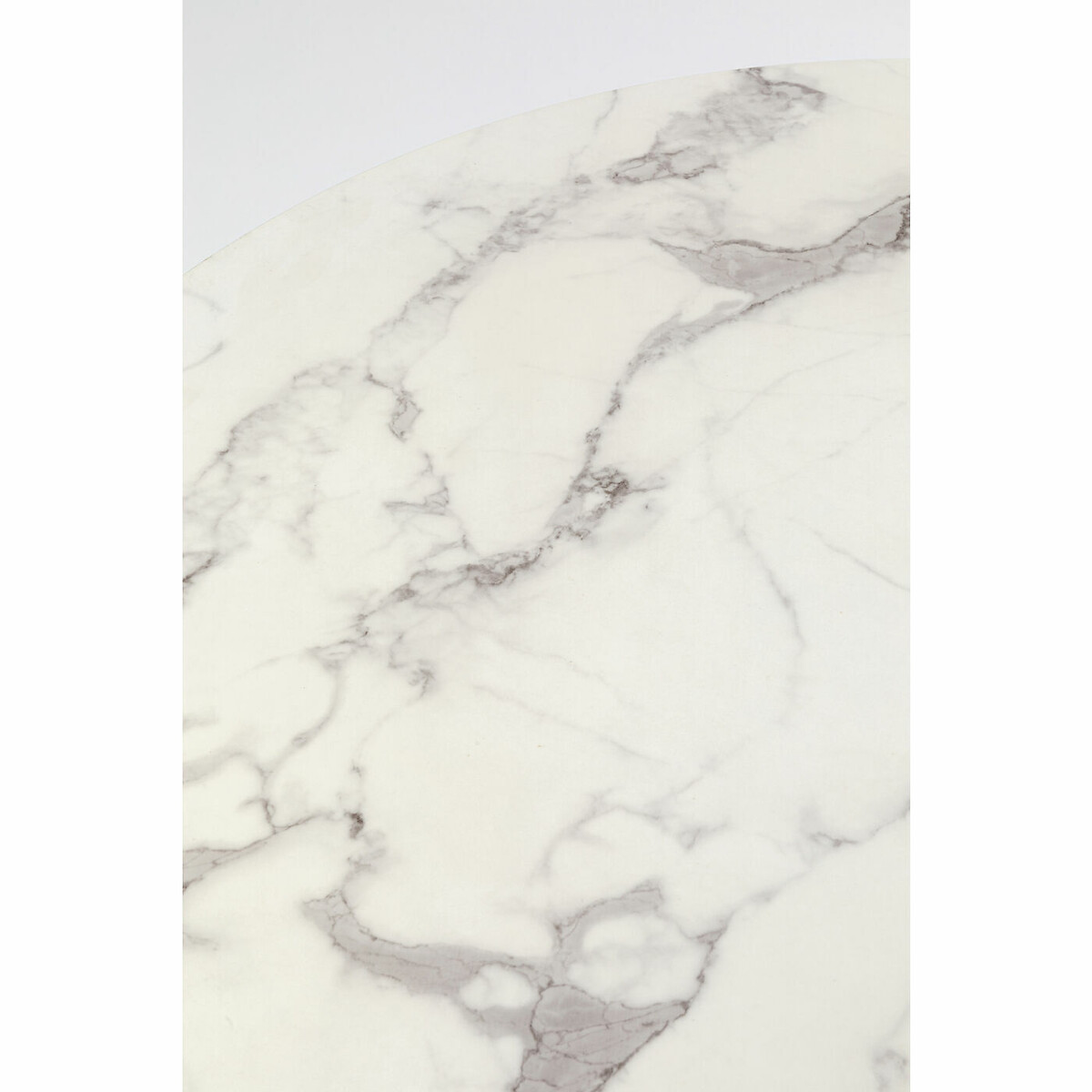 Table Schickeria marbre blanc Ø80cm blanc, KARE DESIGN