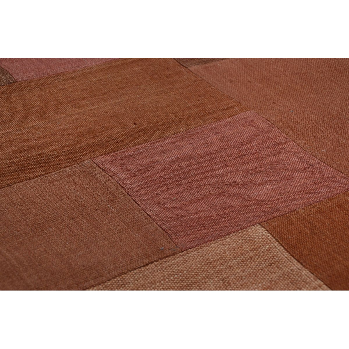 Tapis Smooth Comfort Diamond tissé main rouge, TOM TAILOR