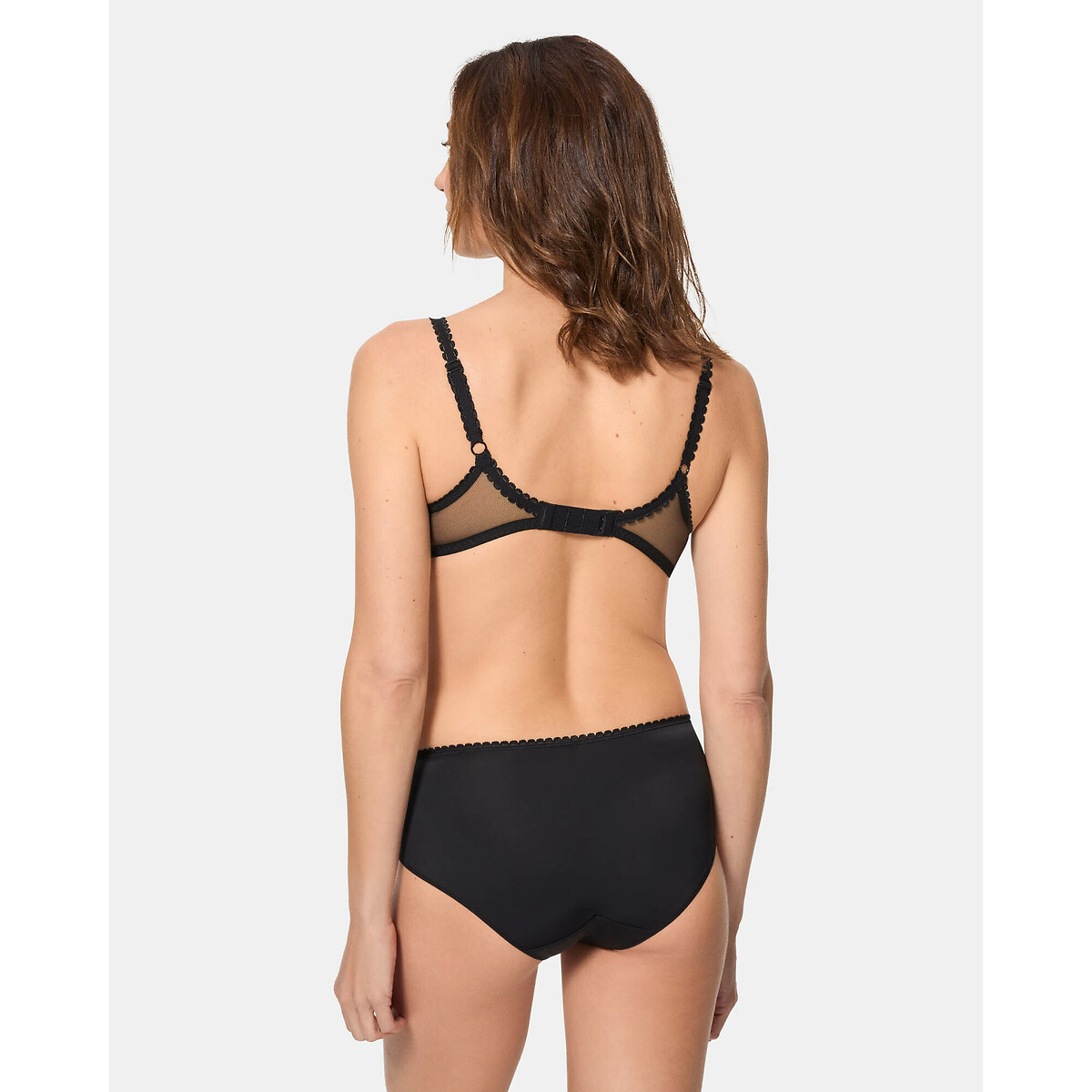 Culotte media Flower Elegance nero , PLAYTEX