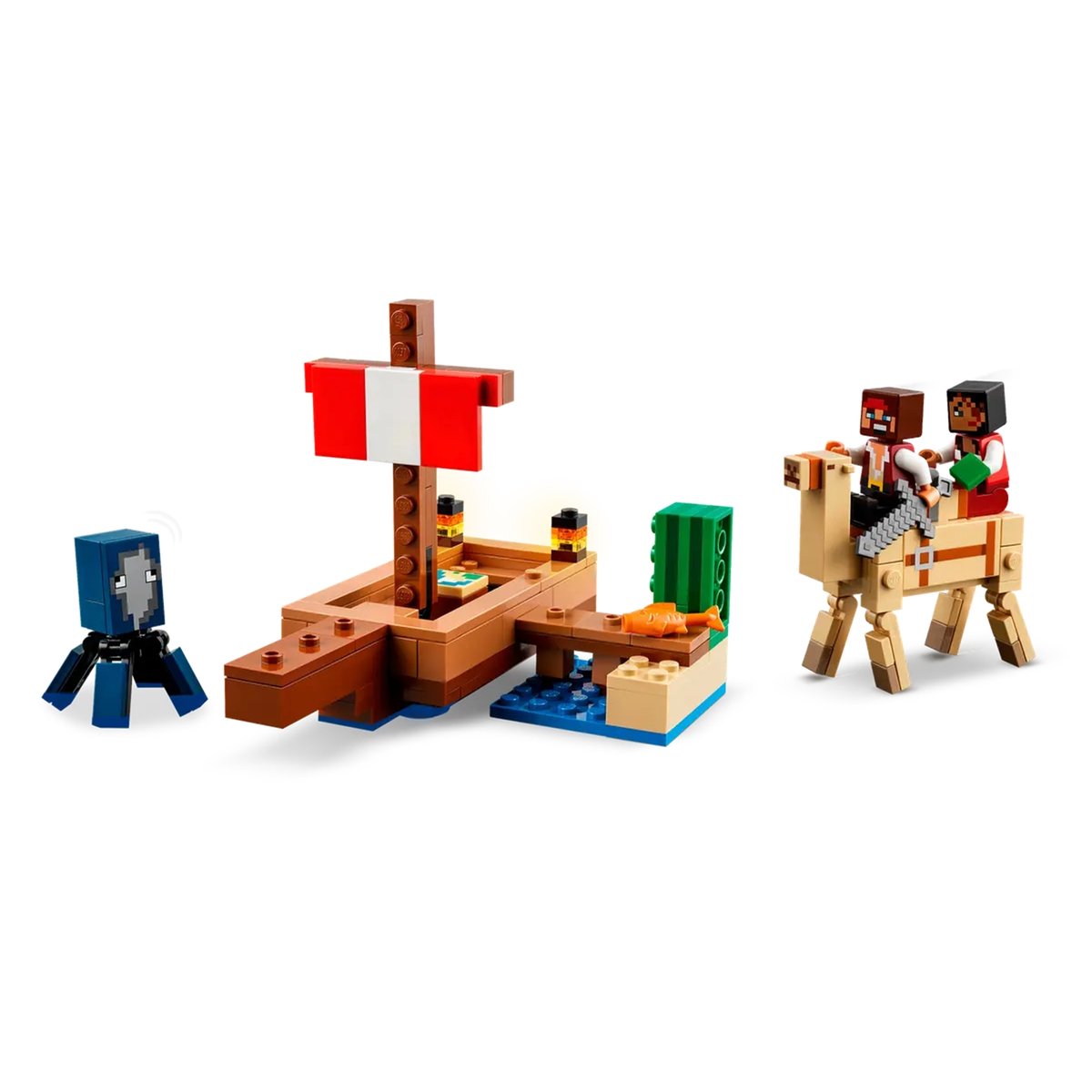 Le voyage du bateau pirate multicolore, LEGO