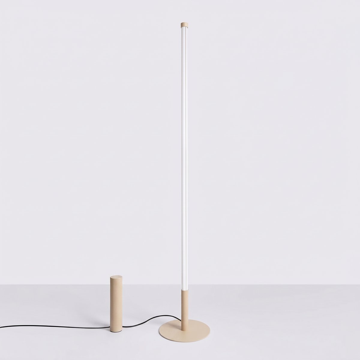 Lampadaire Beige LED 1 Trang beige, EDEN