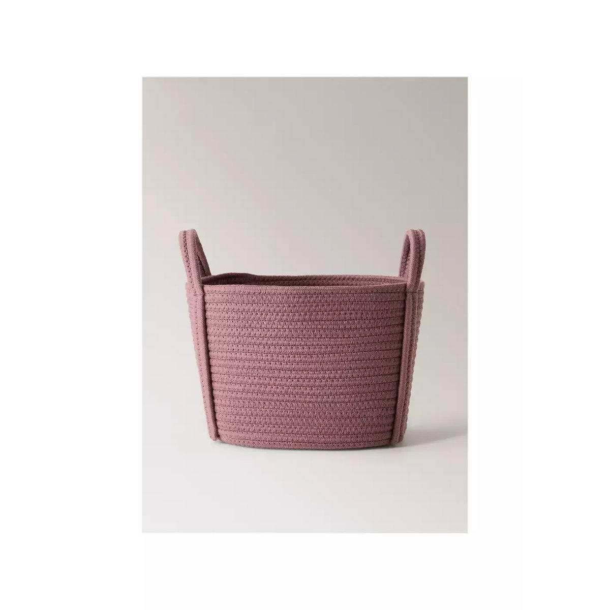 Petit panier enfant en coton avec anses cerise, MANGO HOME