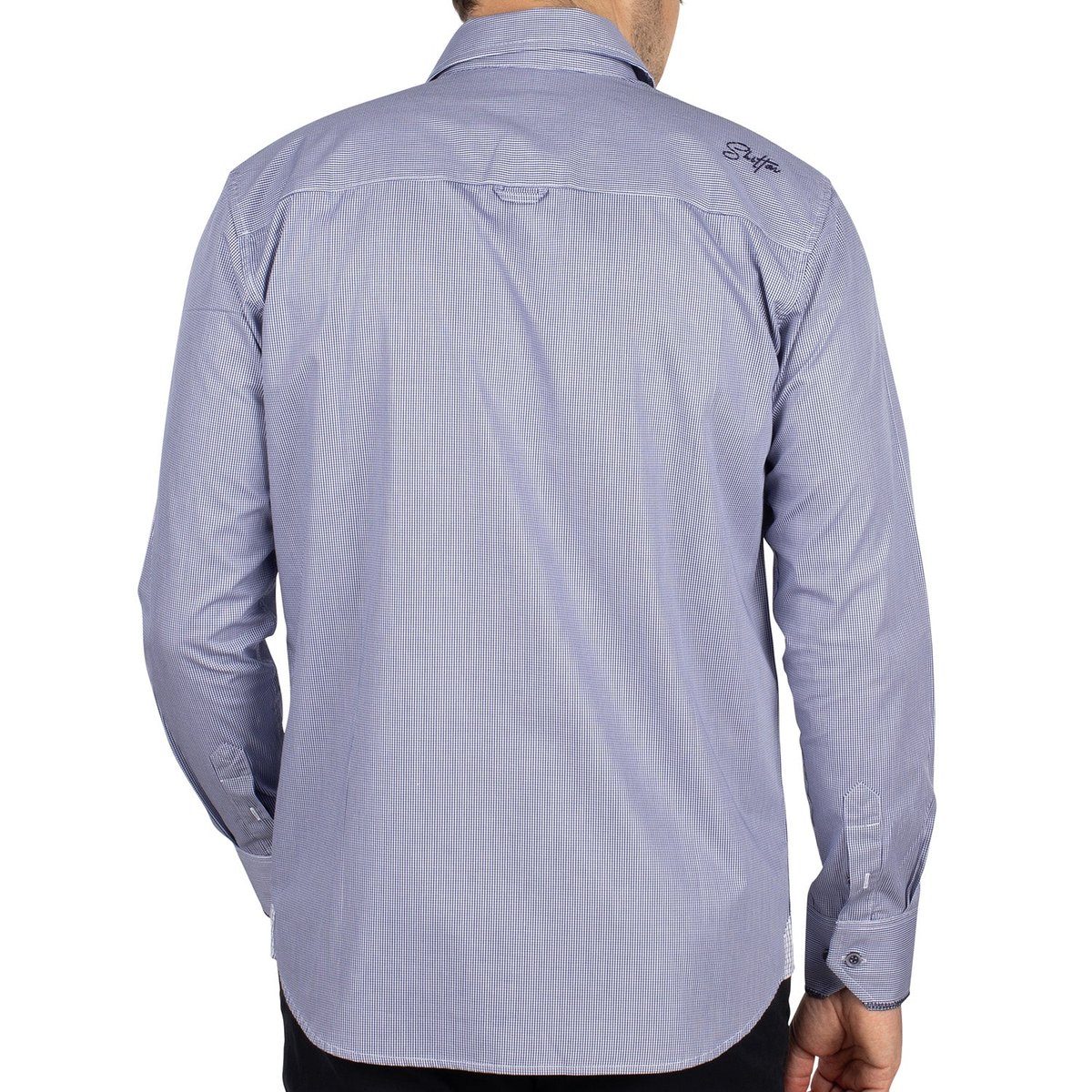 Chemise vichy square navy, SHILTON