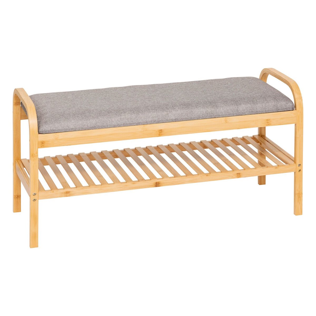 Meuble à chaussures 4 paires avec banc COSY beige, ATMOSPHERA