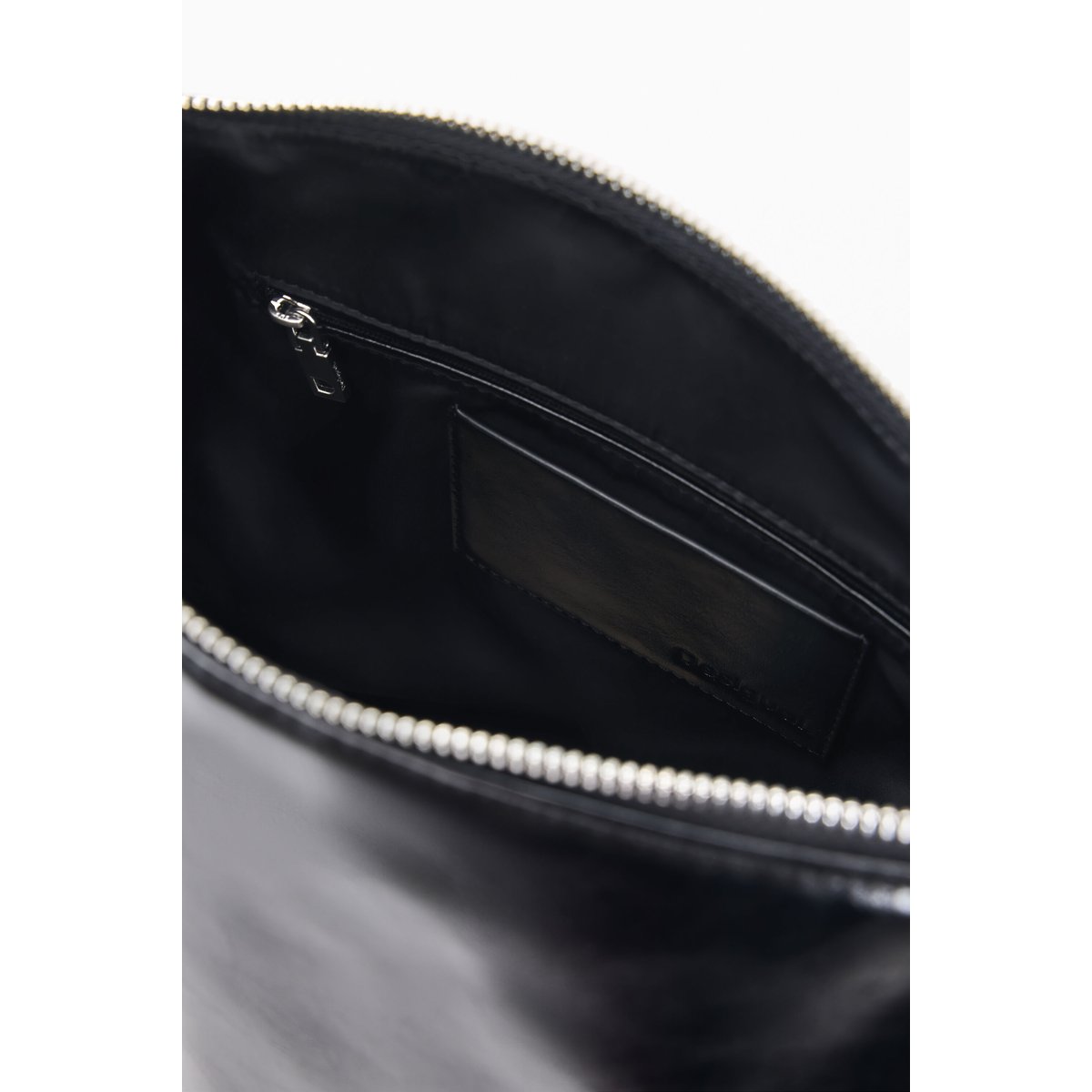 Grand sac effet cuir noir, DESIGUAL