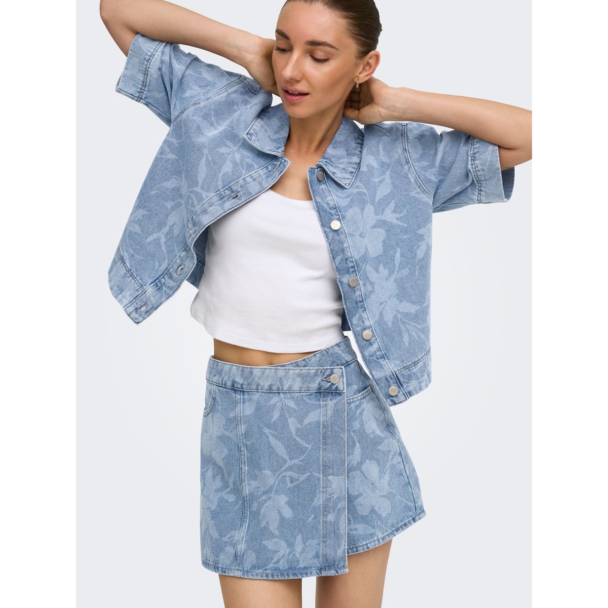 Skort light blue denim 1, JDY