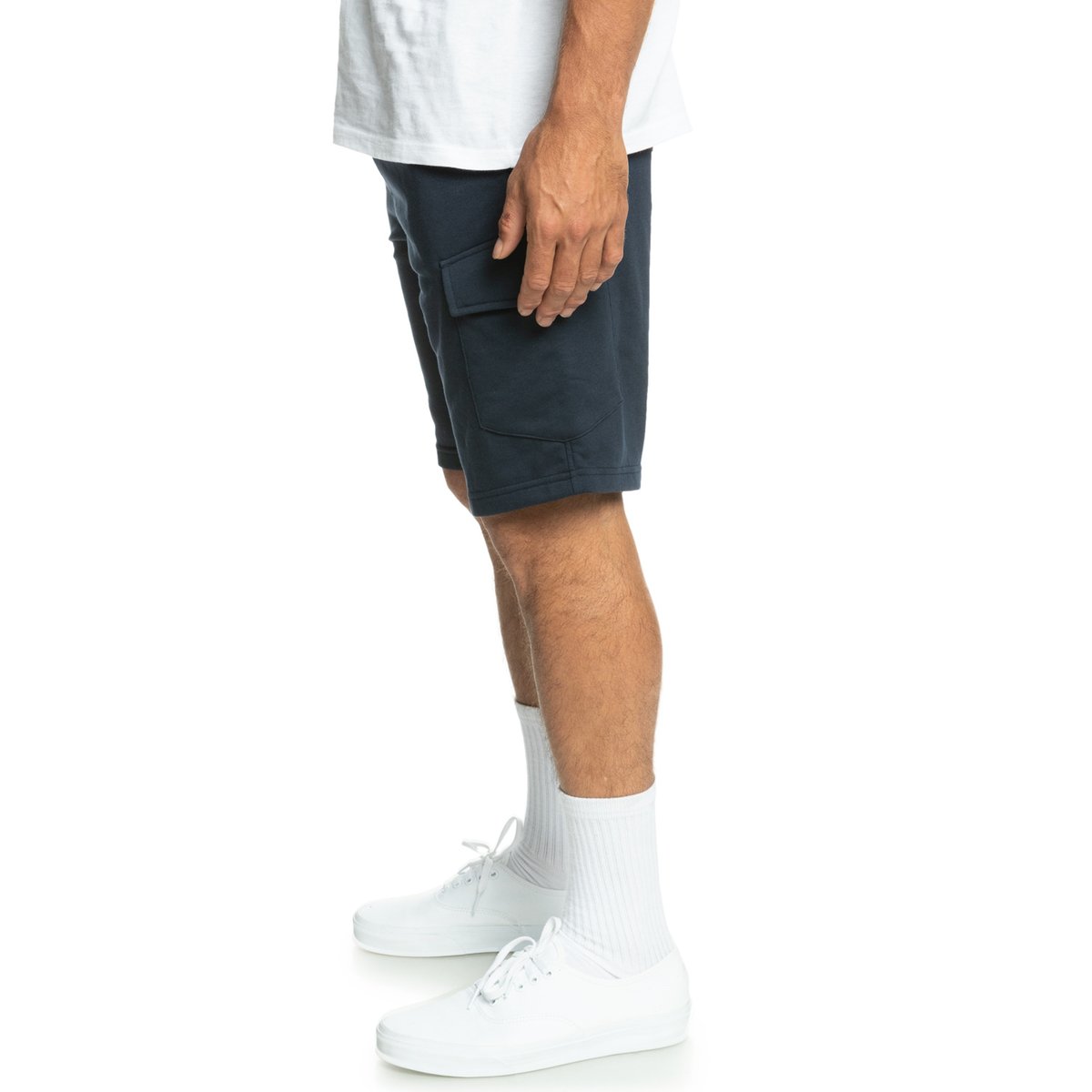 Short cargo en molleton JOGGER bleu navy blazer, QUIKSILVER