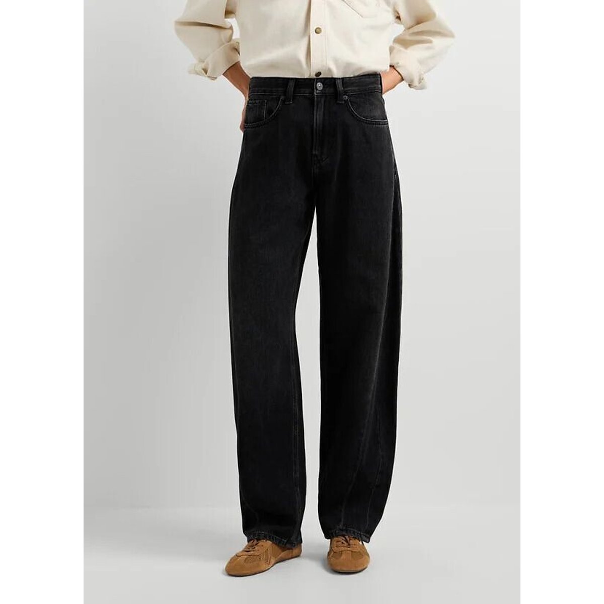 Jean balloon BOW black washed, PEPE JEANS