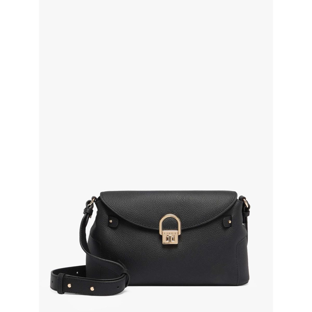 Sac bandoulière Equestre cuir noir, ETRIER