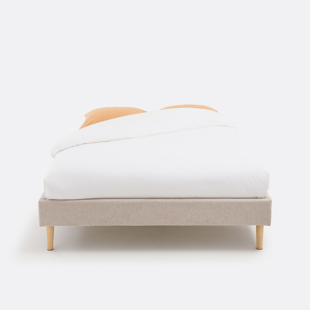 Cama con somier, Mizo beige , LA REDOUTE INTERIEURS