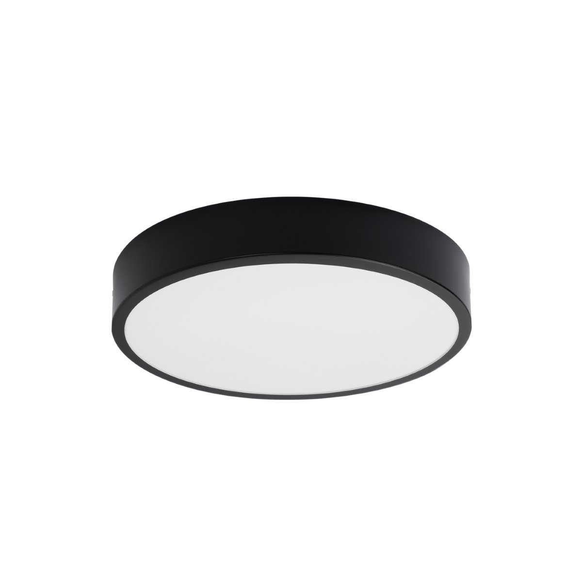 Plafonnier Aluminium Noir LED 1 Onyx 40 noir, EDEN