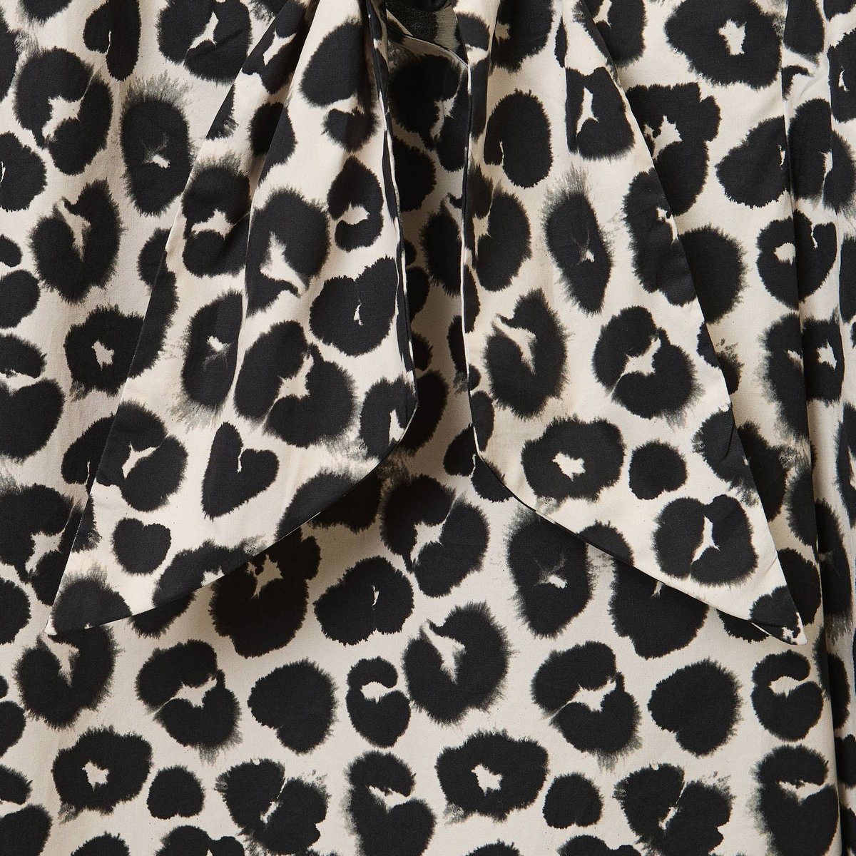 Blouse manches longue imprimée en coton BIO GOTS butter cream, MONOPRIX