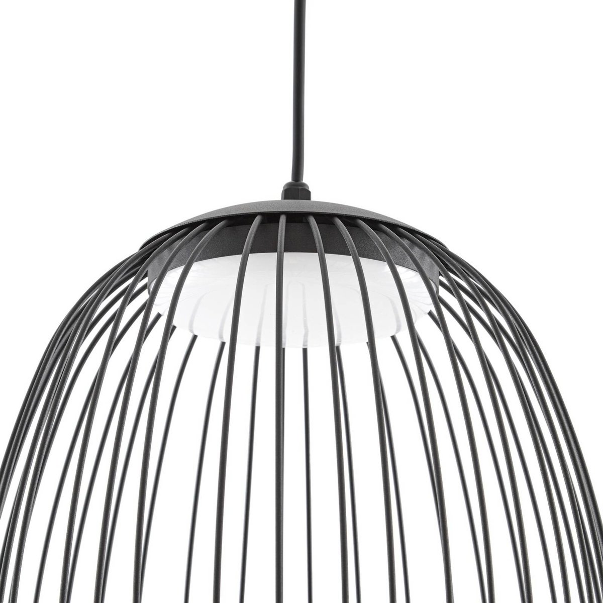 Luminaire extérieur en métal moderneLED noir, blanc, LUCANDE