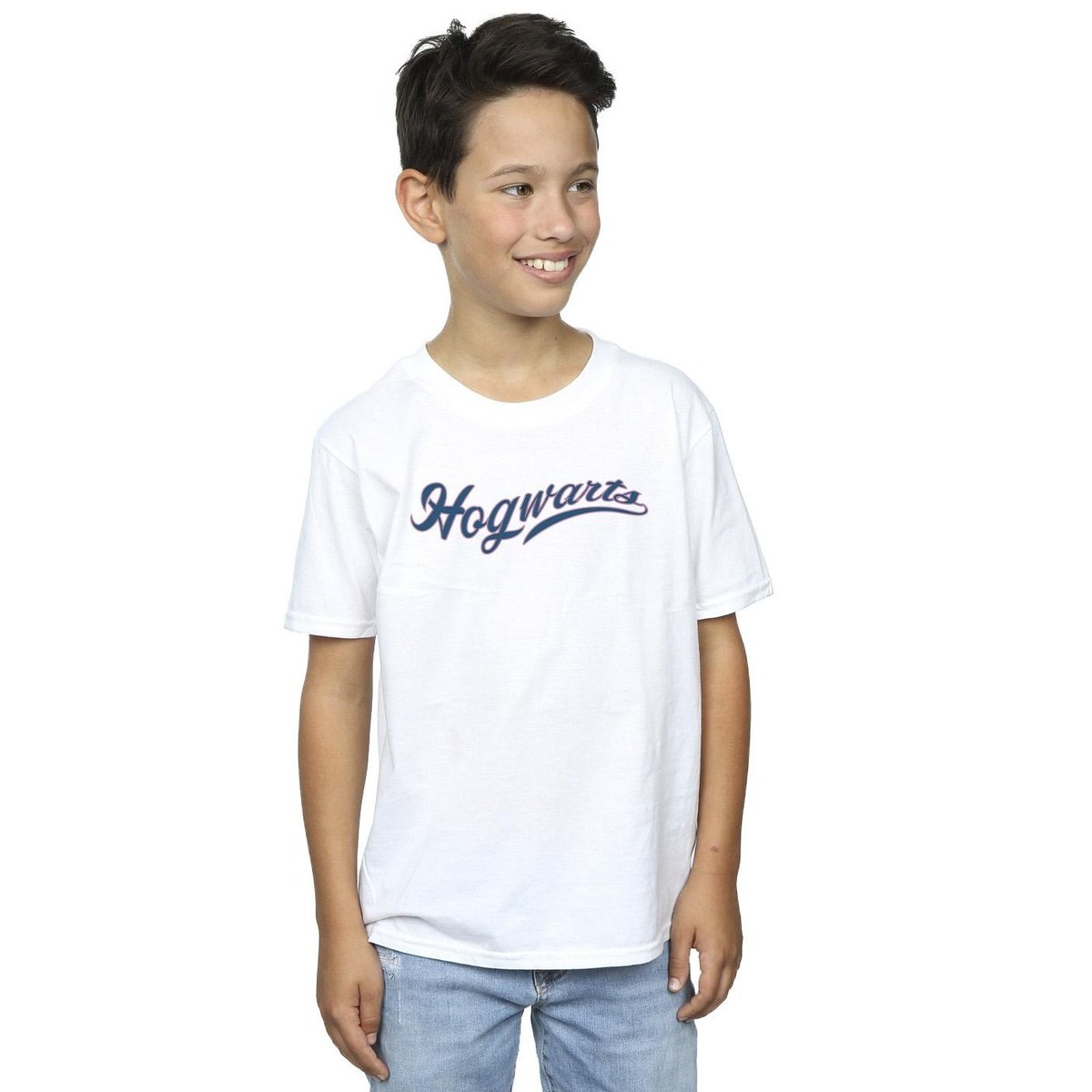 T-shirt HOGWARTS blanc, HARRY POTTER