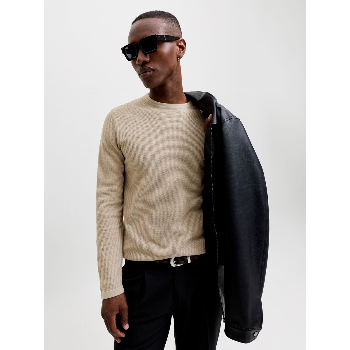 Pull En Maille feather gray, JACK & JONES