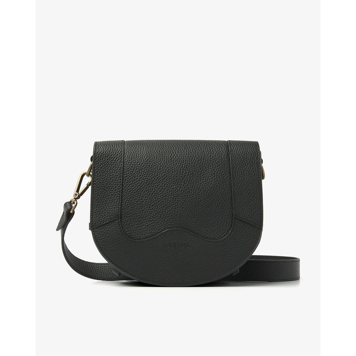 Sac à main en cuir MAE LIZZY noir, VIA VAI