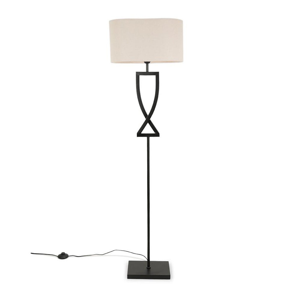Kendrick Black Metal Floor Lamp black, SO'HOME