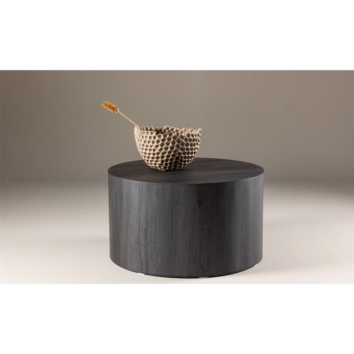 Table basse ronde collection DISPECT beige, RECOLLECTION