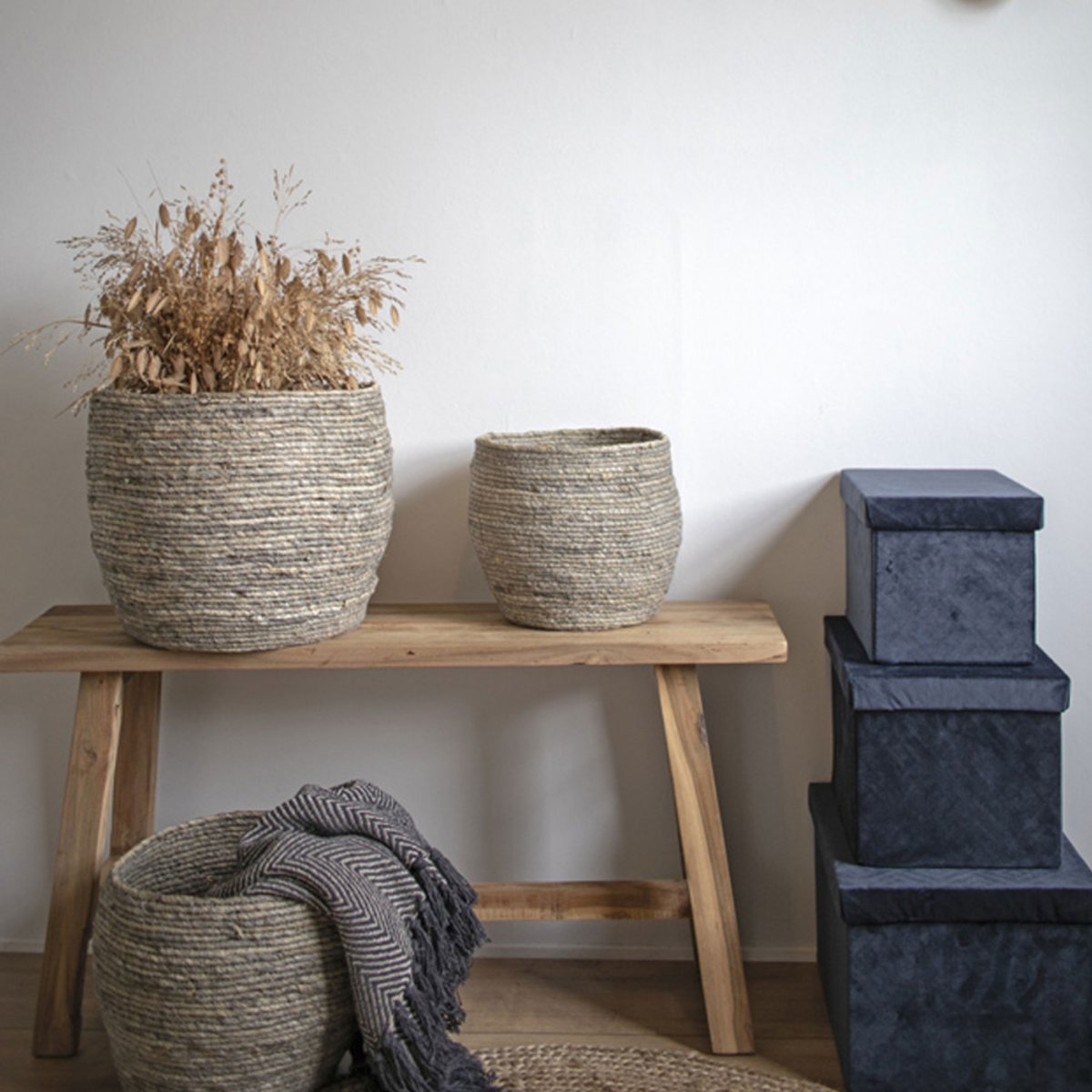 Banc en teck L90cm- BARCELONA naturel, HOUSE NORDIC