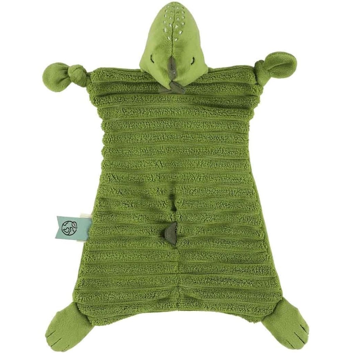 Doudou plat vert, blanc, TRIXIE