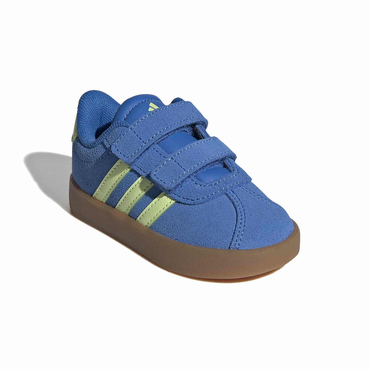 Sneakers in leer VL Court 3.0 blauw/groen, ADIDAS SPORTSWEAR