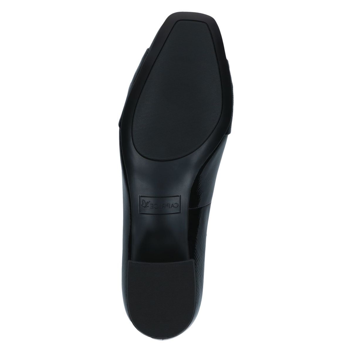 Escarpin en cuir noir mat, CAPRICE
