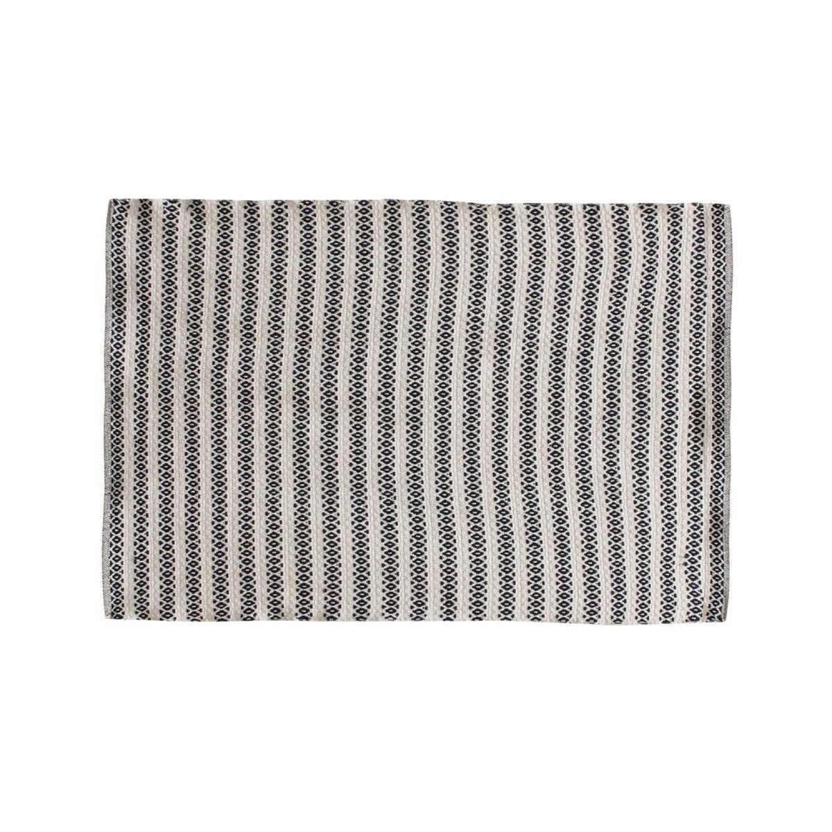 Tapis Rectangle Beige Motifs Noir 120x170 beige, DECORATIE