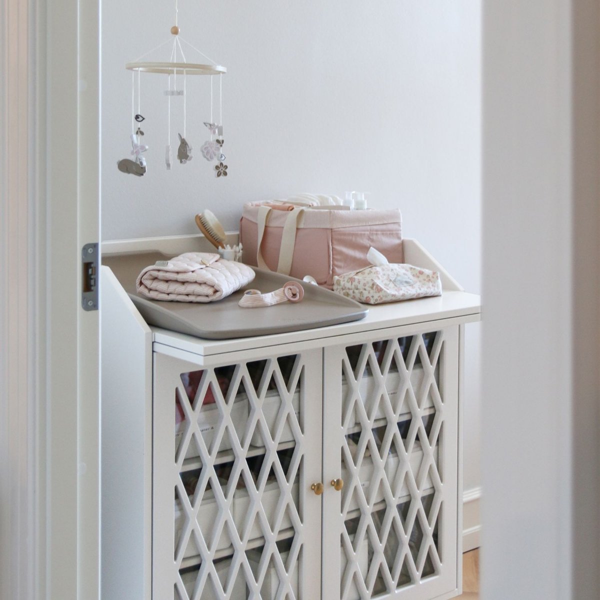 Tapis à langer bébé rose, CAM CAM