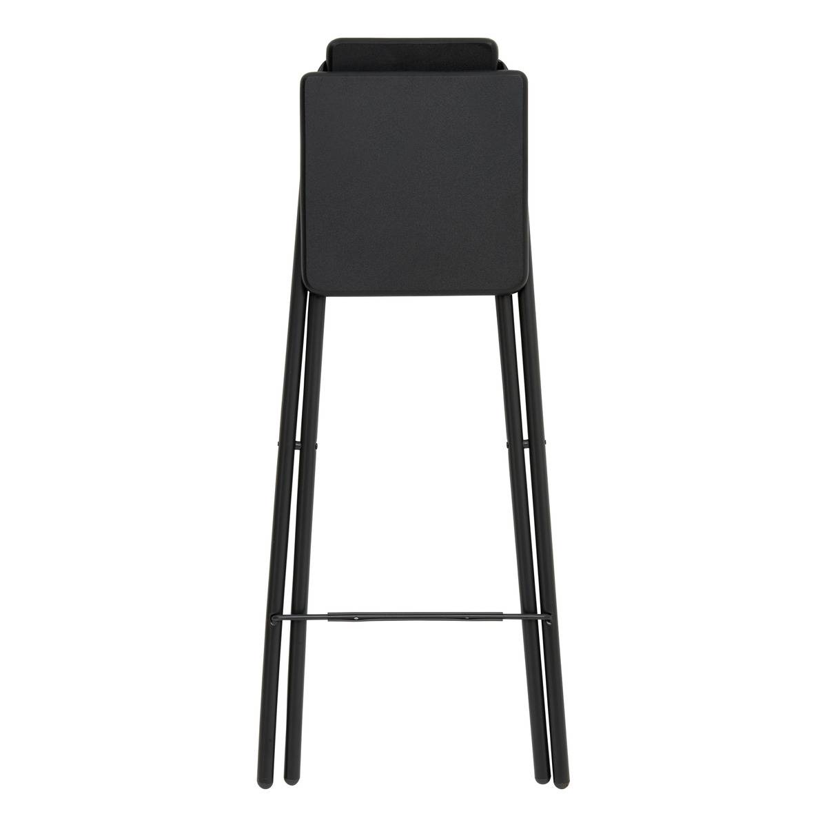 Chaise de bar en acier pliable FLEXY noir, 5FIVE SIMPLY SMART