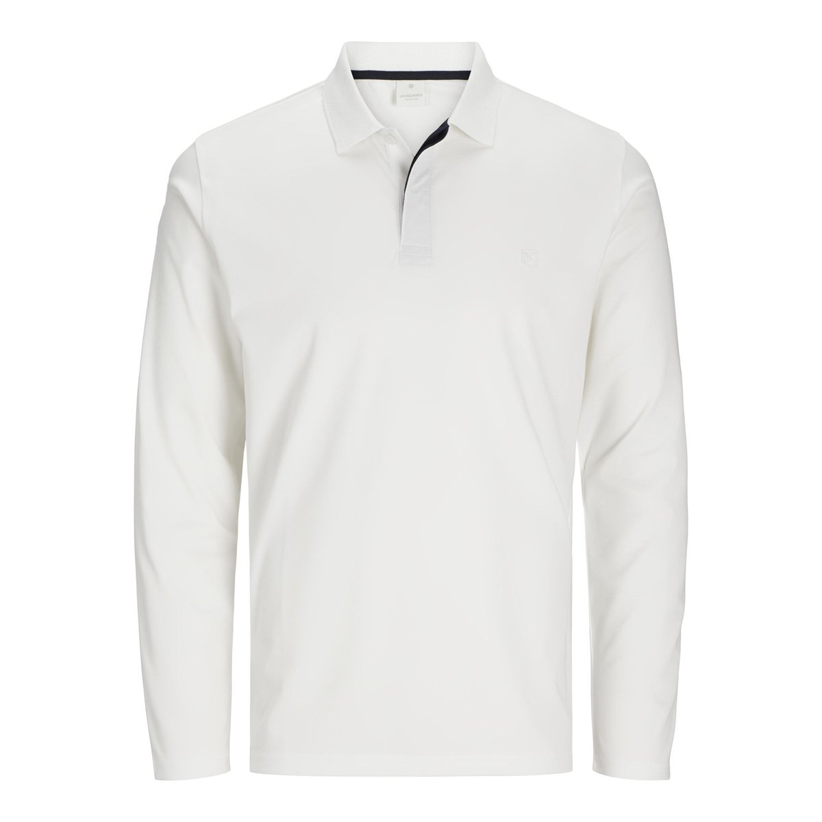 Polo manches longues droit ecru, JACK & JONES