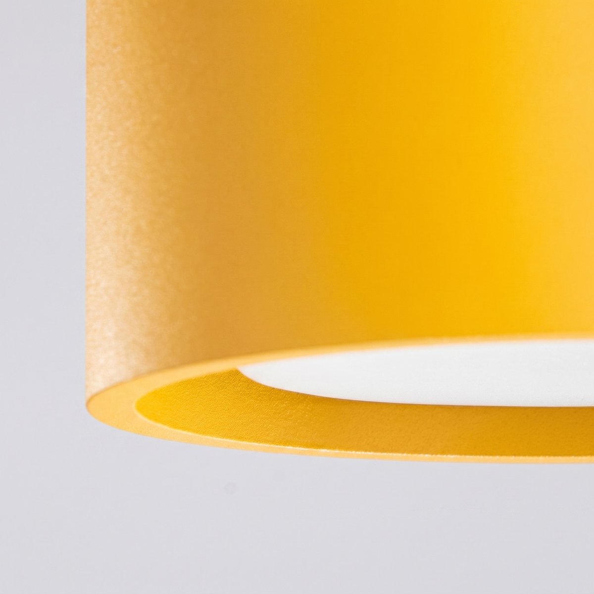 Plafonnier Aluminium Jaune Gx53 3 MODO jaune, EDEN