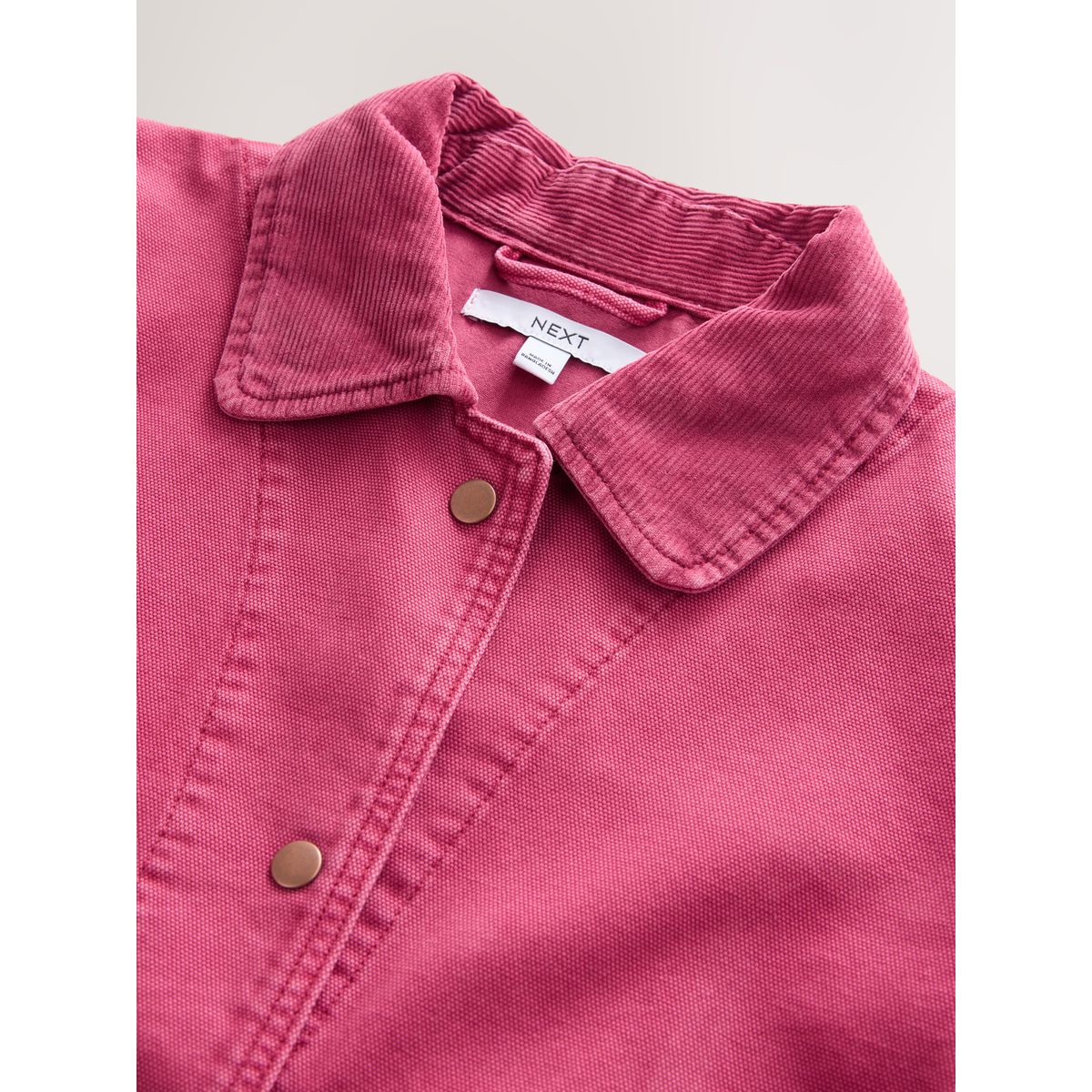Veste chore en coton rose, NEXT