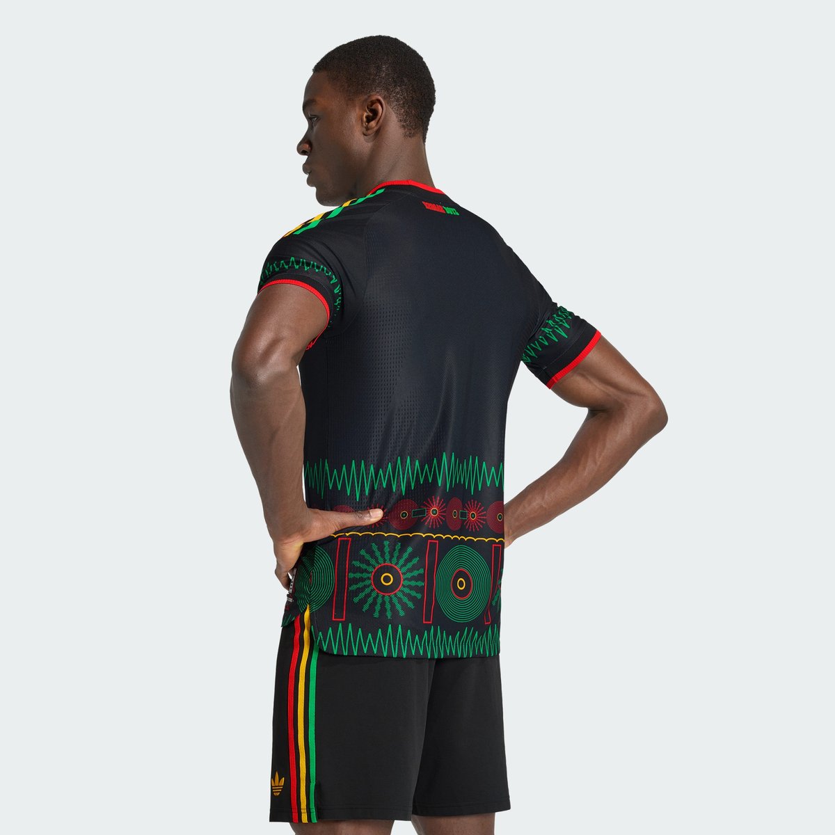 Maillot Extérieur Jamaïque 26 X Bob Marley Authentique Maillot Extérieur Jamaïque 26 X Bob Marley Authentique black, adidas Performance