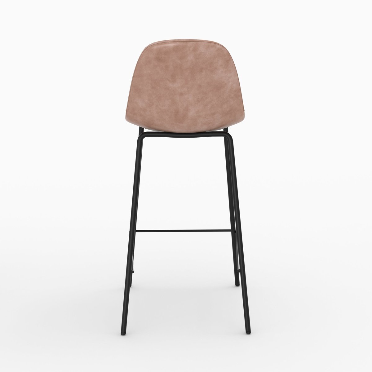 Pack 4 chaises pour îlot central 65 cm - HENRIK taupe et gris noir, MAISON PAVANE