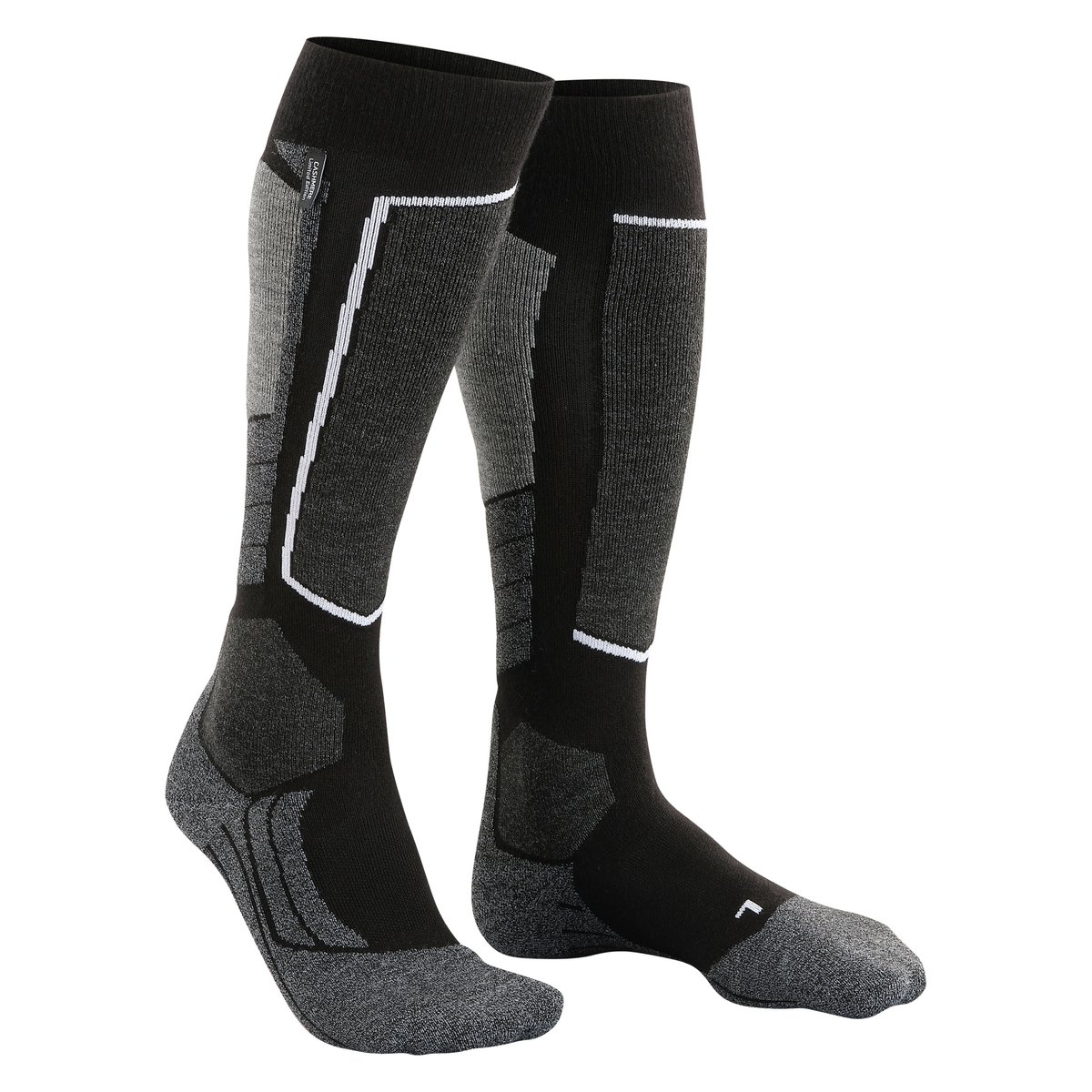Mi-bas SK2 Intermediate Cashmere noir, FALKE