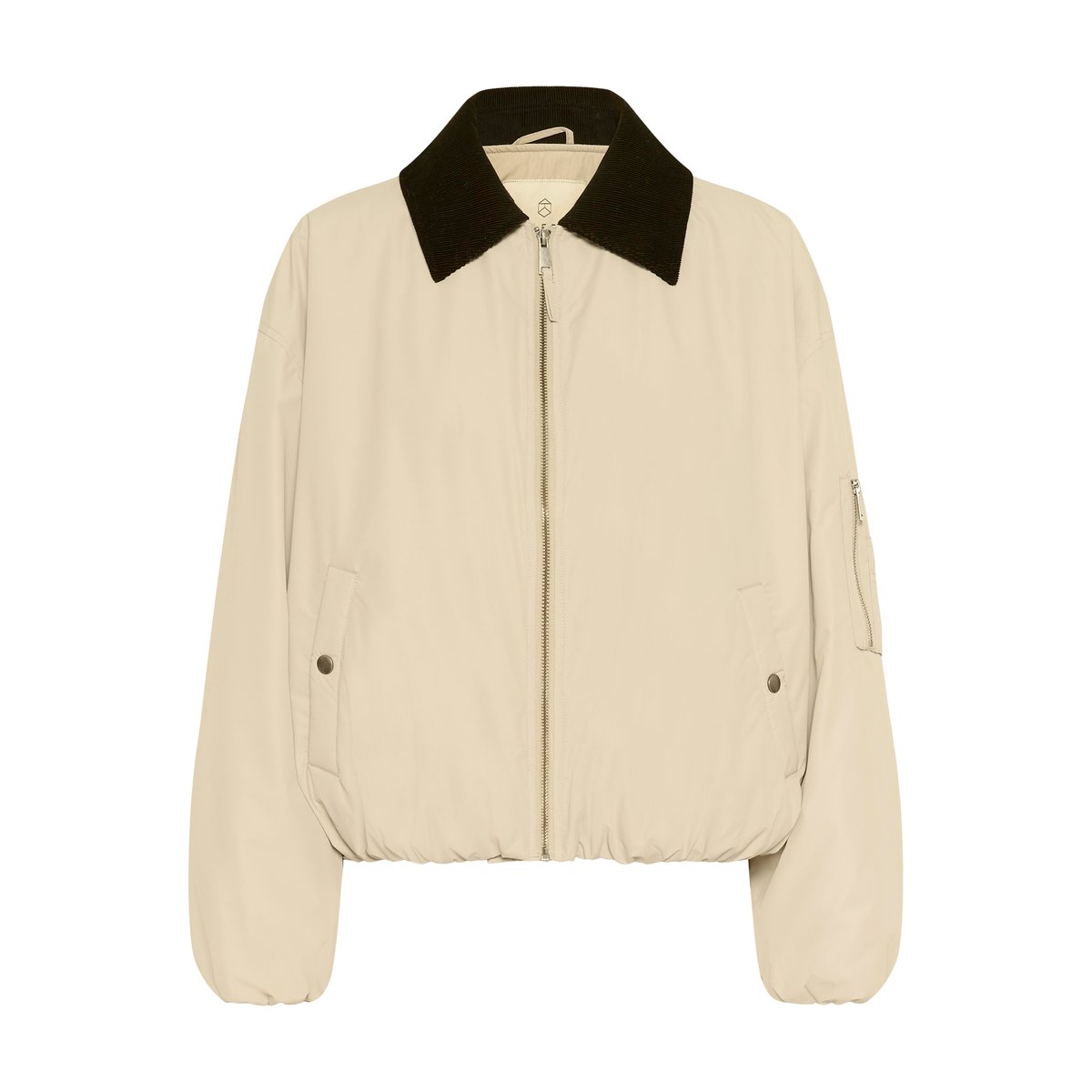 Manteau beige feather gray, KAFFE