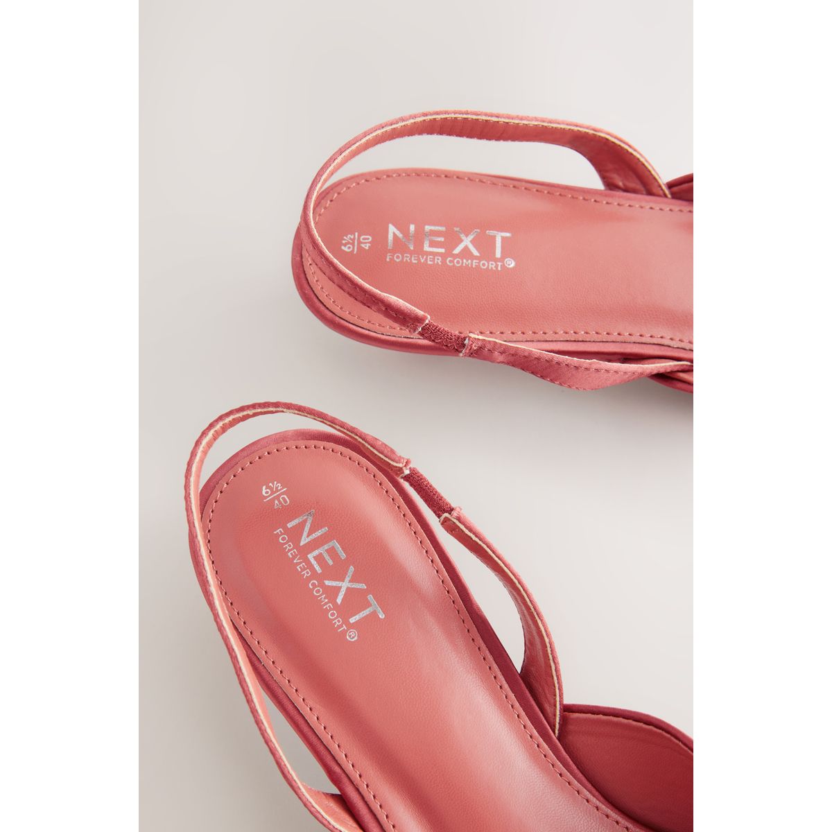 Chaussures à bride arrière nœud rose, NEXT